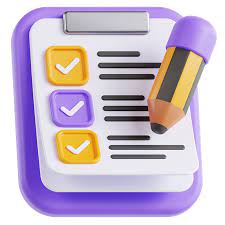 To Do List 3d Icon In Png Obj