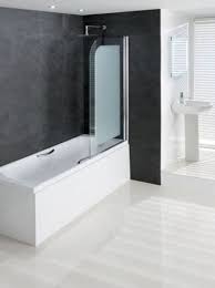 Volente Frosted Glass 6mm Hinged Bath