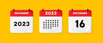 Calendar Icon December 2023