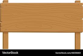Board Stand Fence Cartoon Icon Vector Image