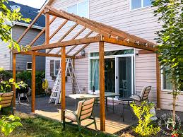 Concrete Slab Into A Covered Deck