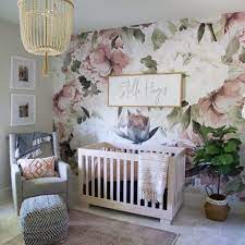 Modern Fl Nursery For Baby Girl