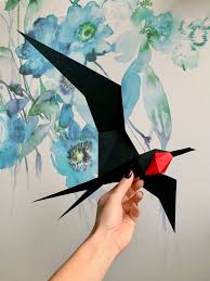 Frigatebird Make Your Own Low Poly Bird