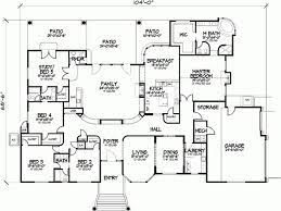 Mediterranean Style House Plan 5 Beds