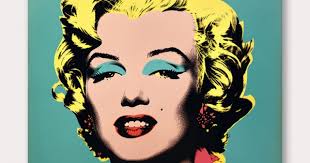 Marilyn Monroe Pop Art In Warhol Style