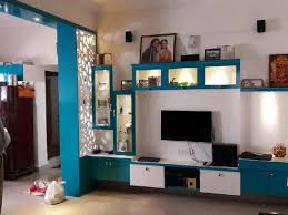 Wooden Multi Storage Tv Unit For Wall