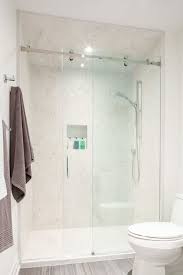 Seamless Corian Shower Walls