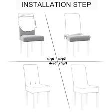 Sx Light Gray Stretch Dining Chair