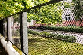 Premium Photo Metal Mesh Fence On