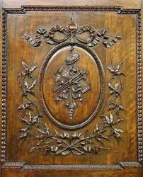 Hand Carved Walnut And Mahogany Armoire