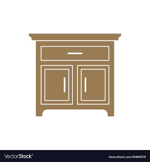 Logo Furniture Table Icon Vector Image