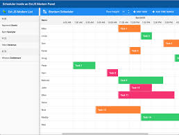 integrating the bryntum scheduler with