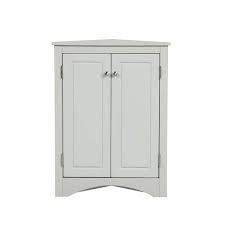 Yofe Gray Triangle Accent Cabinet With