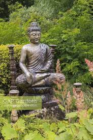 Silver Buddha Statue Stock Photo By