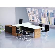 Buy Glass Executive Desk L Shaped Table