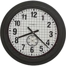 Howard Miller Grid Iron Works Wall Clock