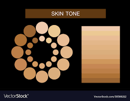 Skin Tone Icon Royalty Free Vector