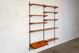 Danish Modern Teak Wall Shelf By Kai