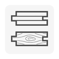 Wood Floor Material Icon Stock Vector