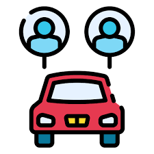 Car Sharing Good Ware Lineal Color Icon