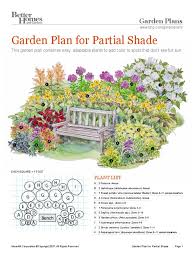 Garden Plan For Partial Shade Pdf