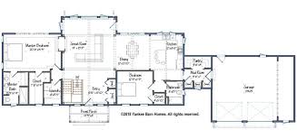 and beam single level house plan
