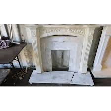 Marble Fireplace With Surround And