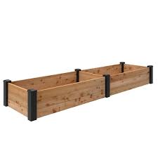 8 Ft Natural Cedar Raised Garden Bed
