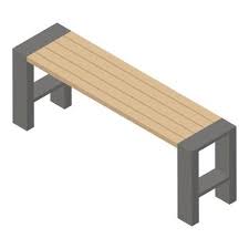 Bench Seat Vector Art Icons And