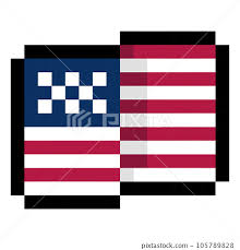 Flag Pixel Art Vector Tiny Icon