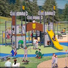 Play Fort Themed Playground Climing