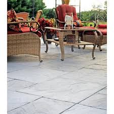 Nantucket Pavers Patio On A Pallet 120 In X 120 In Gray Dutch York Stone Concrete Paver Pallet Of 44 Pieces
