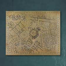 Map Laser Etched Wall Decor