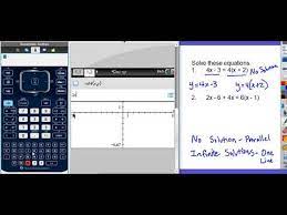 No Solution Equations With Nspire