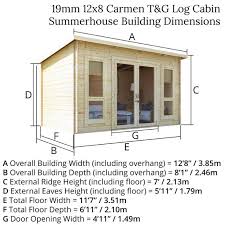 Billyoh Carmen Log Cabin Summerhouse
