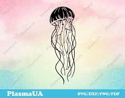 Jellyfish Svg Jellyfish Clipart Png
