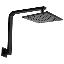Black Square Shower Head Arm