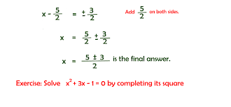 Solving Quadratic Equations By