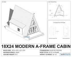Frame Cabin Architectural Plans