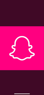 Hot Pink Snap Icon