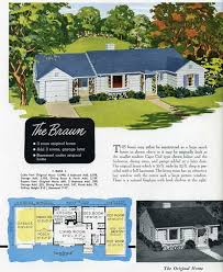 Braun 1949 Ranch Style House Plans