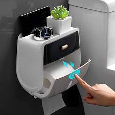 Toilet Roll Paper Holder Double Layer