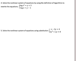 Solve The Nar System Of Equations