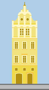 Beautiful Vector Of Old Yellow House