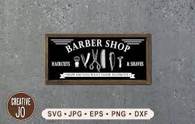 Barber Sign Svg Haircuts And