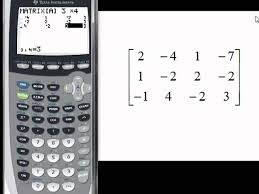 3x3 System Of Equations On A Calculator