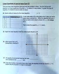 Solved Linear Equations Of Special