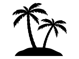 Palm Trees Svg Palm Trees Silhouette