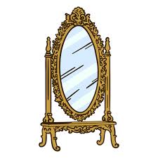 Stand Mirror Ornate Ilration Png