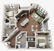 Apartment 3d Floor Plans Studio House